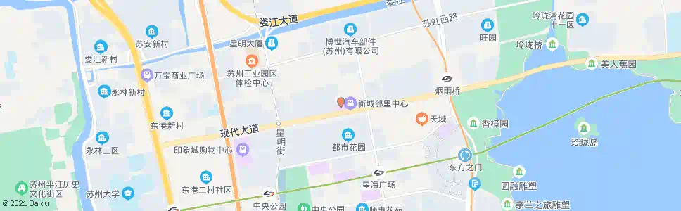 苏州新城大厦_公交站地图_苏州公交_妙搜公交查询2025