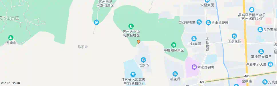 苏州天平山_公交站地图_苏州公交_妙搜公交查询2025