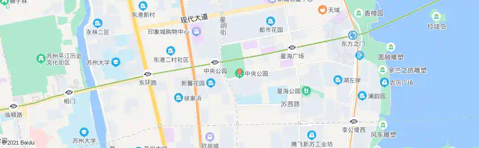 苏州海关大楼(中央公园)_公交站地图_苏州公交_妙搜公交查询2025