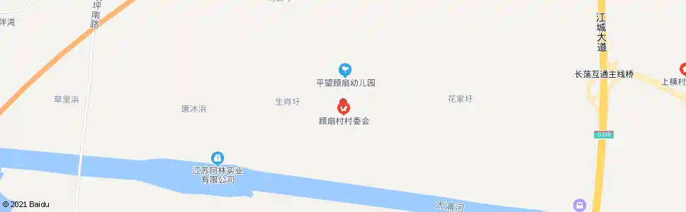 苏州顾扇村委会_公交站地图_苏州公交_妙搜公交查询2025