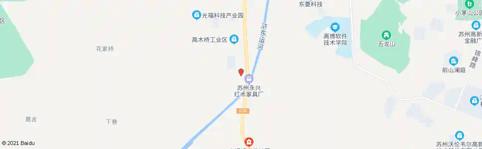 苏州银矿路高木桥_公交站地图_苏州公交_妙搜公交查询2025