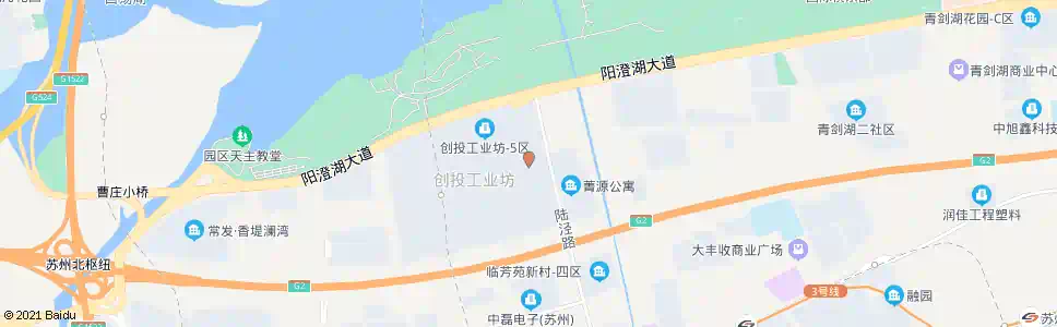 苏州跨阳路扬泰路南_公交站地图_苏州公交_妙搜公交查询2025