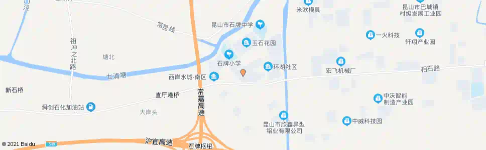 苏州石牌环湖社区_公交站地图_苏州公交_妙搜公交查询2025