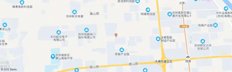 苏州泰山路湘江路西_公交站地图_苏州公交_妙搜公交查询2025