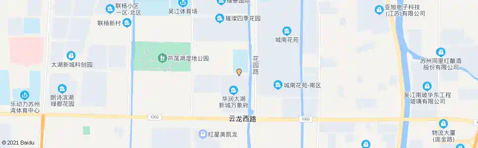 苏州芦荡路渔港路东_公交站地图_苏州公交_妙搜公交查询2025