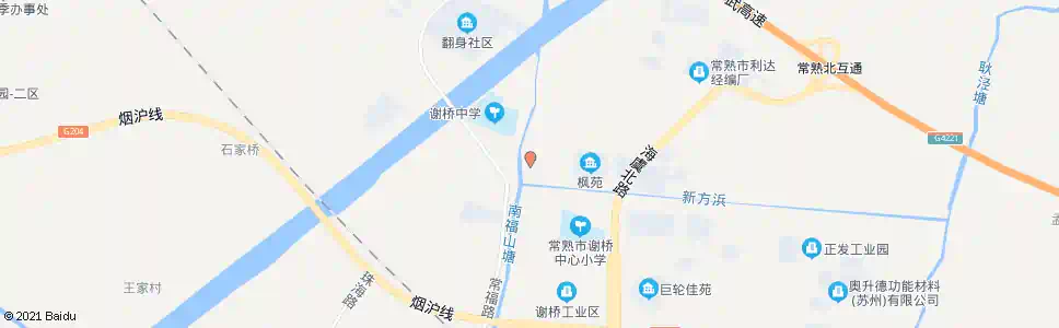 苏州谢桥老街_公交站地图_苏州公交_妙搜公交查询2025