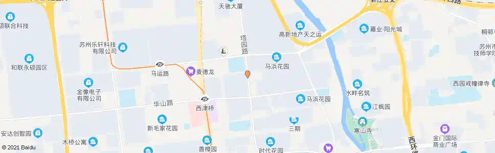 苏州枫津商业街_公交站地图_苏州公交_妙搜公交查询2025
