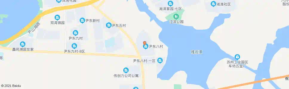 苏州尹东八村二区_公交站地图_苏州公交_妙搜公交查询2025
