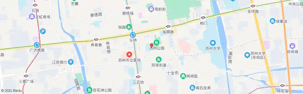 苏州水上公园西门_公交站地图_苏州公交_妙搜公交查询2025