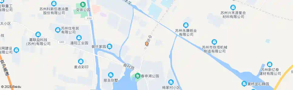 苏州中市路春丰路北_公交站地图_苏州公交_妙搜公交查询2025