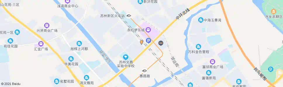 苏州柠檬花园_公交站地图_苏州公交_妙搜公交查询2025