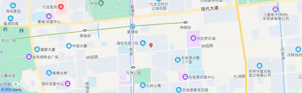 苏州海悦花园四区_公交站地图_苏州公交_妙搜公交查询2025