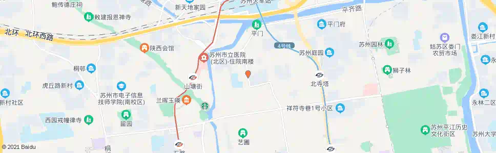 苏州桃花坞_公交站地图_苏州公交_妙搜公交查询2025