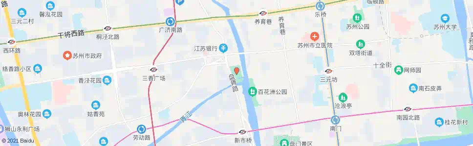 苏州胥门(规划展示馆)_公交站地图_苏州公交_妙搜公交查询2025