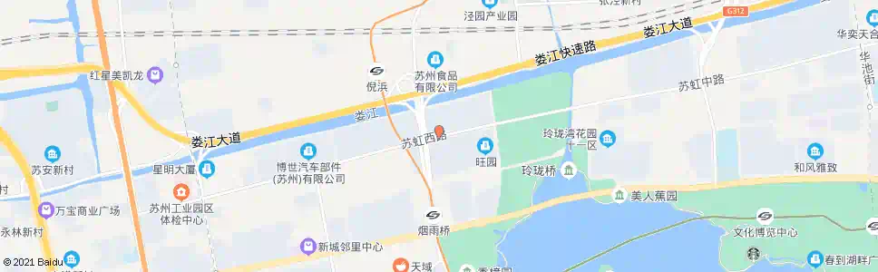 苏州星港街北_公交站地图_苏州公交_妙搜公交查询2025