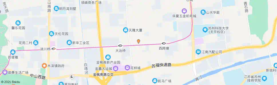苏州西塘村委会_公交站地图_苏州公交_妙搜公交查询2025