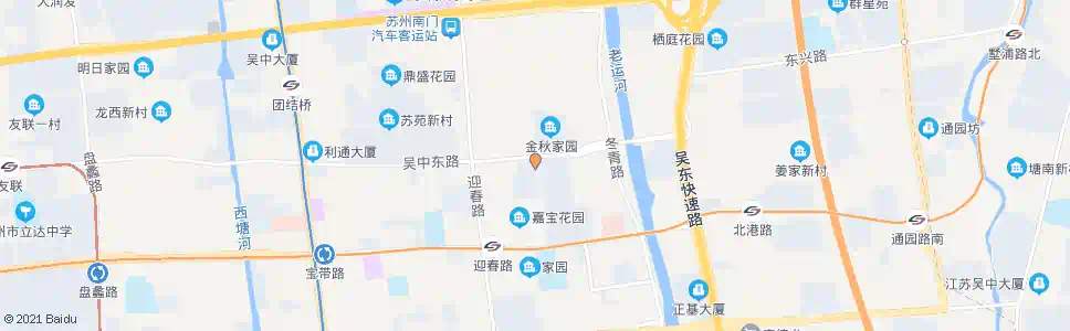 苏州夏莲路北_公交站地图_苏州公交_妙搜公交查询2025