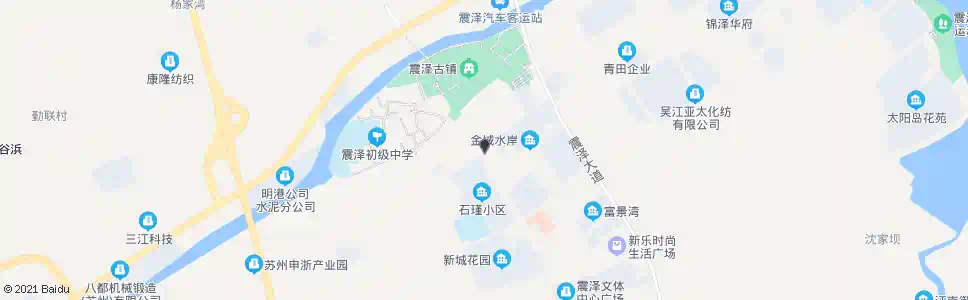 苏州震泽街心公园_公交站地图_苏州公交_妙搜公交查询2025