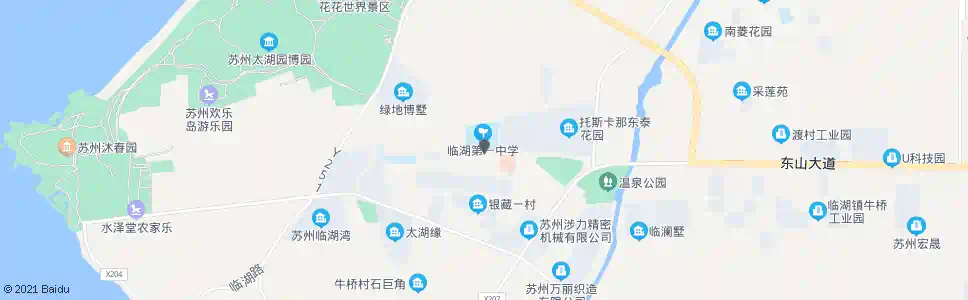苏州临湖第一中学_公交站地图_苏州公交_妙搜公交查询2025