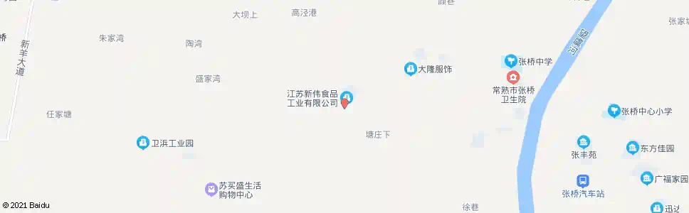 苏州谢家塘_公交站地图_苏州公交_妙搜公交查询2025