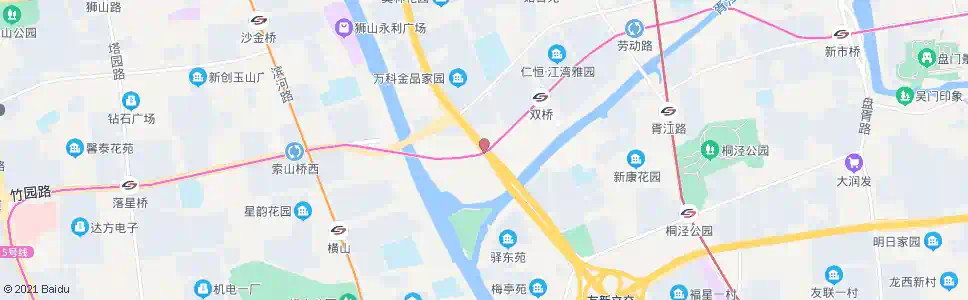 苏州索山桥南_公交站地图_苏州公交_妙搜公交查询2025