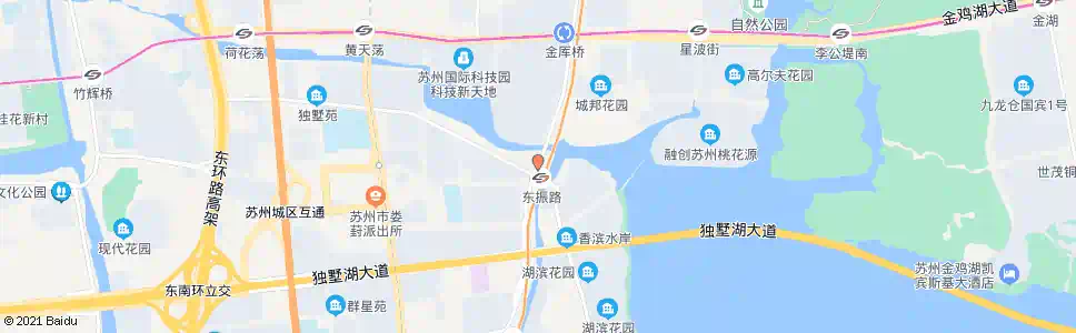 苏州星港街东振路南_公交站地图_苏州公交_妙搜公交查询2025