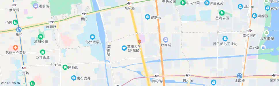 苏州苏大东校区_公交站地图_苏州公交_妙搜公交查询2025