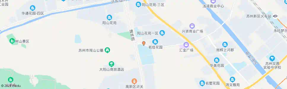 苏州吴县中学_公交站地图_苏州公交_妙搜公交查询2025