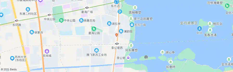 苏州星港街荠桥_公交站地图_苏州公交_妙搜公交查询2025