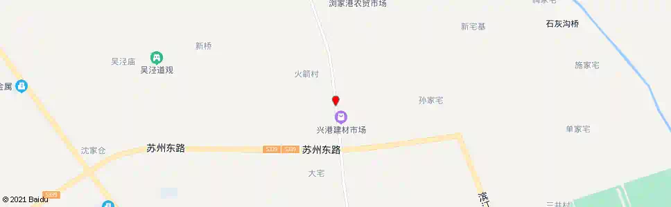 苏州火箭桥_公交站地图_苏州公交_妙搜公交查询2025