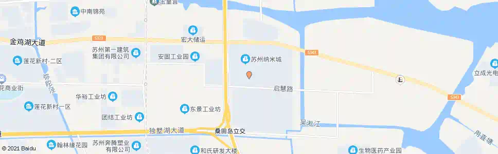 苏州苏州纳米城_公交站地图_苏州公交_妙搜公交查询2025