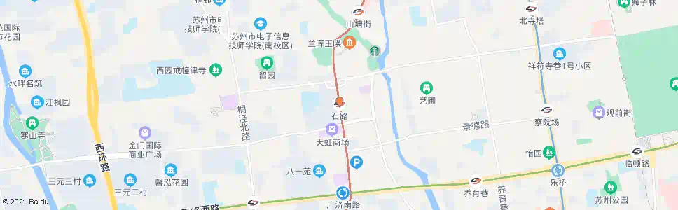 苏州石路商业区_公交站地图_苏州公交_妙搜公交查询2025