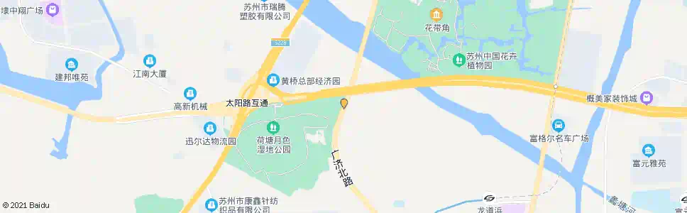 苏州荷塘月色桥北_公交站地图_苏州公交_妙搜公交查询2025