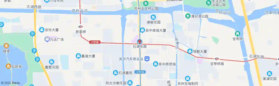 苏州石湖东路站_公交站地图_苏州公交_妙搜公交查询2025