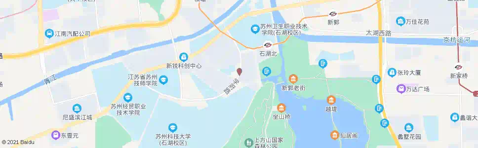 苏州湖畔佳苑_公交站地图_苏州公交_妙搜公交查询2025