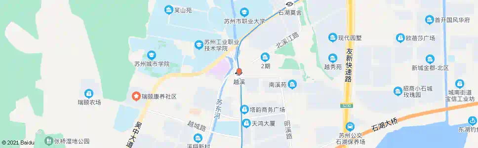 苏州越溪_公交站地图_苏州公交_妙搜公交查询2025