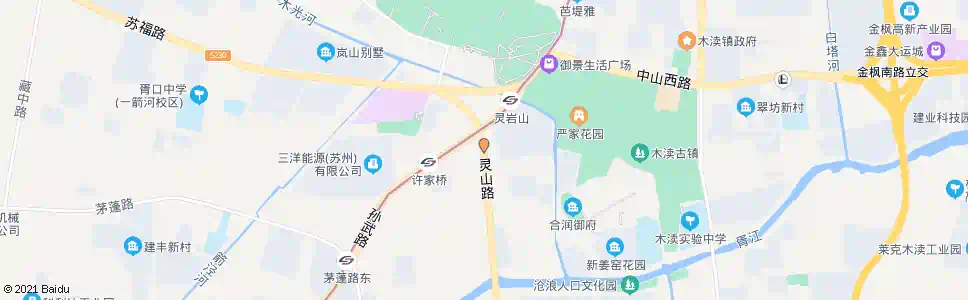 苏州灵山路孙武路南_公交站地图_苏州公交_妙搜公交查询2025