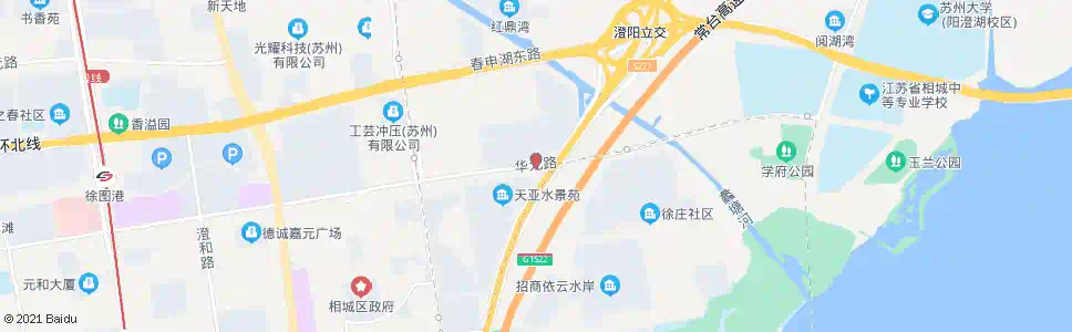 苏州华元路227省道西_公交站地图_苏州公交_妙搜公交查询2025