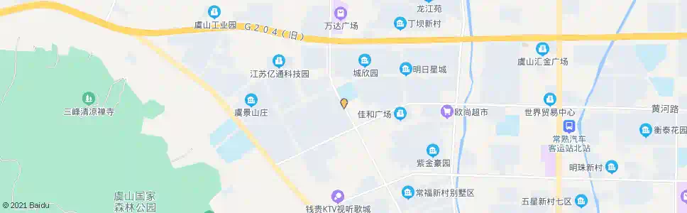 苏州虞山国际花园_公交站地图_苏州公交_妙搜公交查询2025