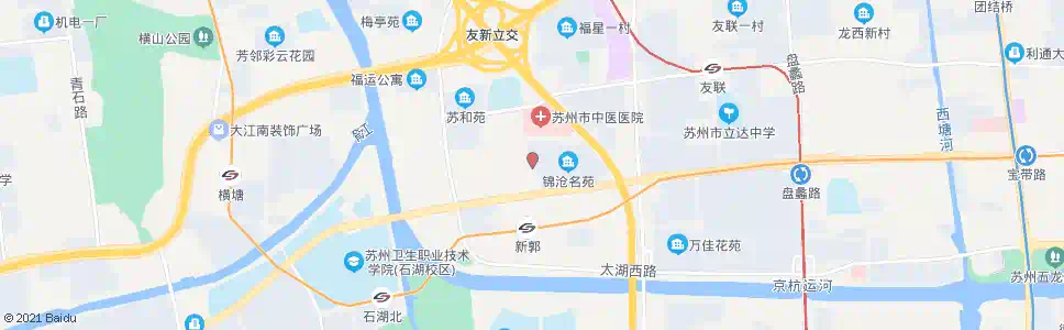苏州锦沧名苑西_公交站地图_苏州公交_妙搜公交查询2025