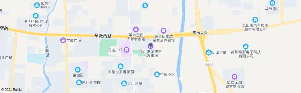 苏州港龙建材_公交站地图_苏州公交_妙搜公交查询2025
