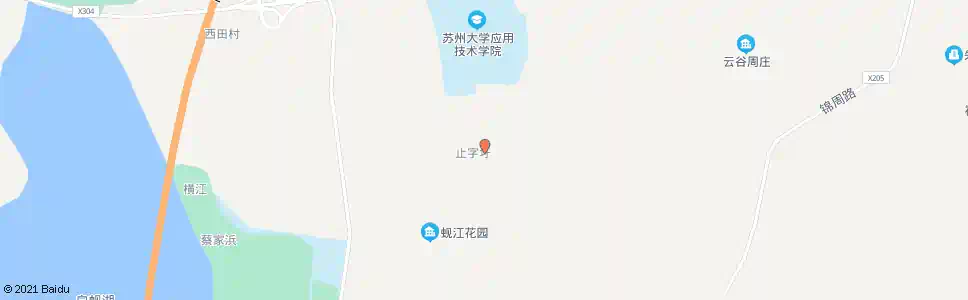 苏州白蚬湖新村_公交站地图_苏州公交_妙搜公交查询2025
