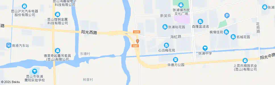 苏州大直村_公交站地图_苏州公交_妙搜公交查询2025