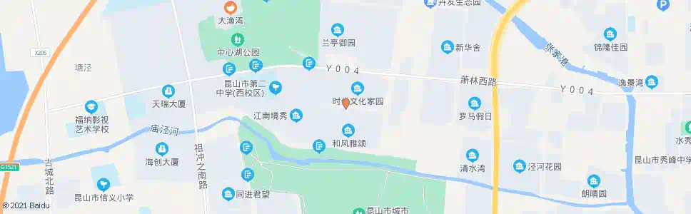 苏州时代文化家园南门_公交站地图_苏州公交_妙搜公交查询2025