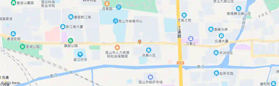 苏州共青村_公交站地图_苏州公交_妙搜公交查询2025