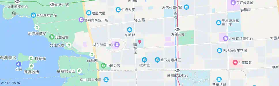 苏州园区二实小_公交站地图_苏州公交_妙搜公交查询2025