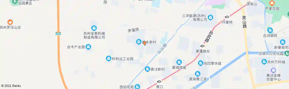 苏州采香二村_公交站地图_苏州公交_妙搜公交查询2025