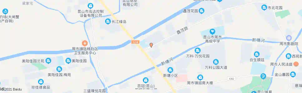 苏州华城美地_公交站地图_苏州公交_妙搜公交查询2025