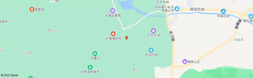 苏州光福新村_公交站地图_苏州公交_妙搜公交查询2025