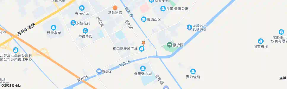 苏州梅李邮电局_公交站地图_苏州公交_妙搜公交查询2025